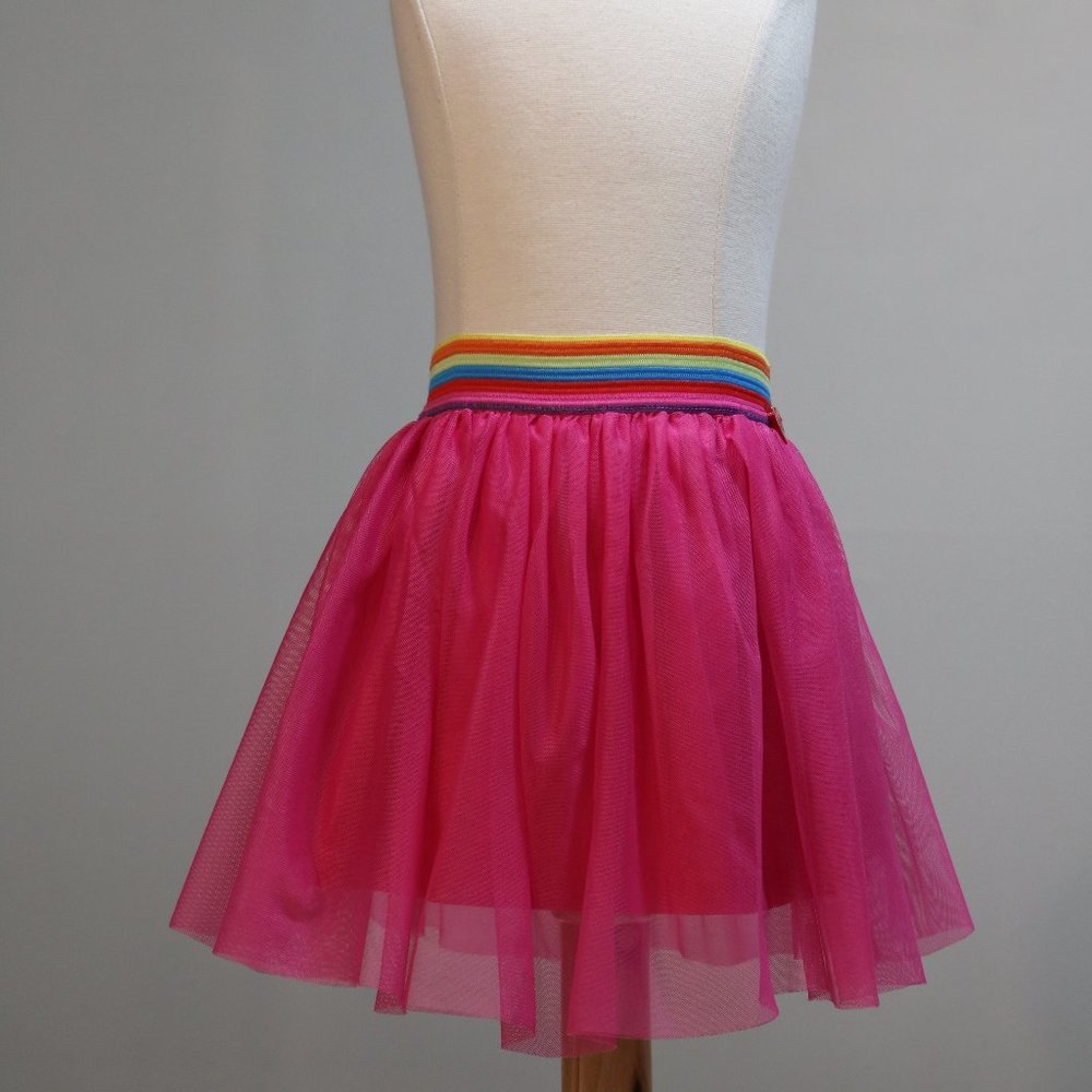 Agatha Ruiz De La Prada  tule skirt with multi striped waist band NWT